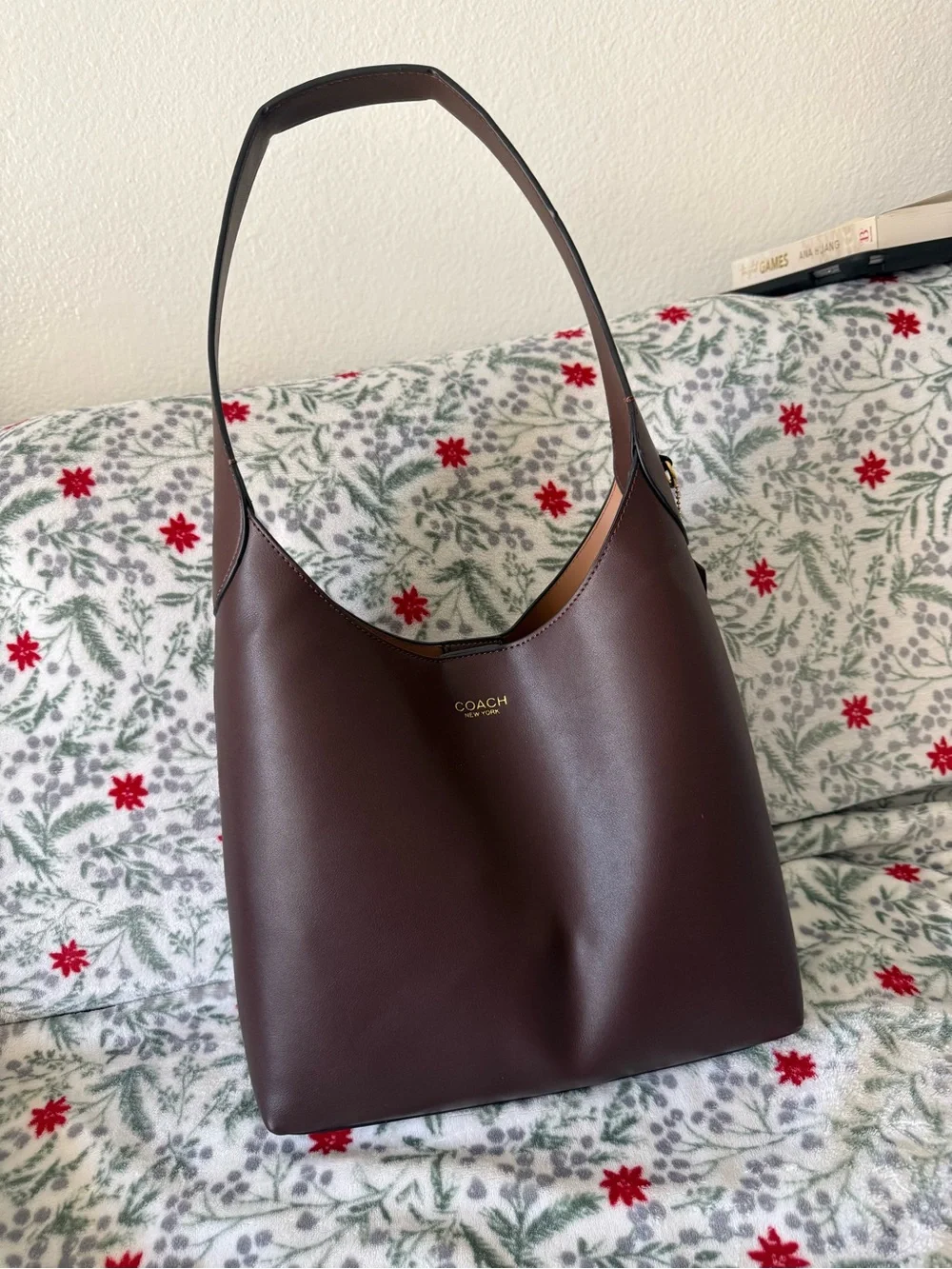 Coach Brown Leather Brooklyn 28 Shoulder Bag - Picture 1 of 9